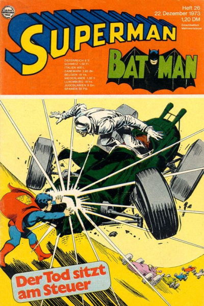 Cover for Superman (Egmont Ehapa, 1966 series) #26/1973