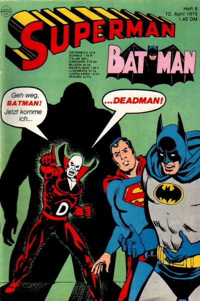 Cover for Superman (Egmont Ehapa, 1966 series) #8/1975