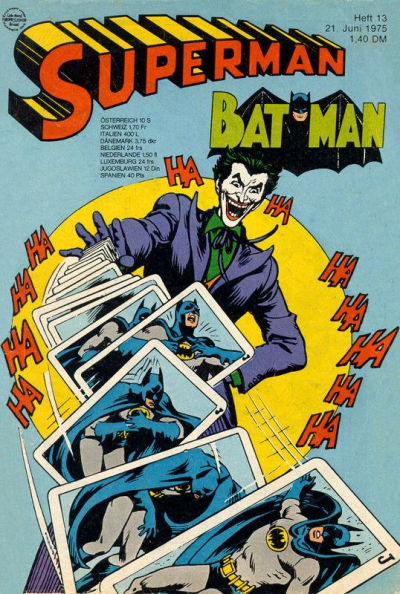 Cover for Superman (Egmont Ehapa, 1966 series) #13/1975