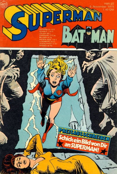 Cover for Superman (Egmont Ehapa, 1966 series) #23/1975