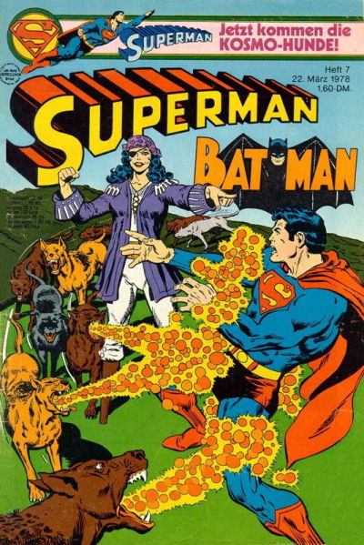 Cover for Superman (Egmont Ehapa, 1966 series) #7/1978