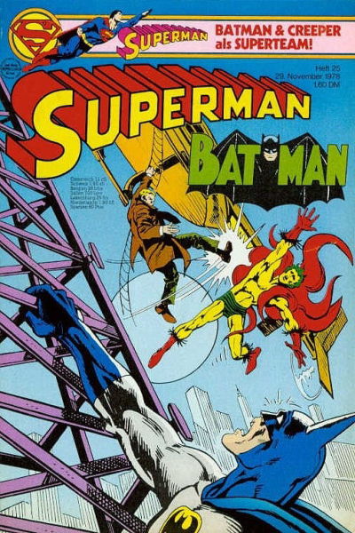 Cover for Superman (Egmont Ehapa, 1966 series) #25/1978