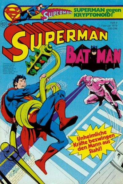 Cover for Superman (Egmont Ehapa, 1966 series) #4/1979