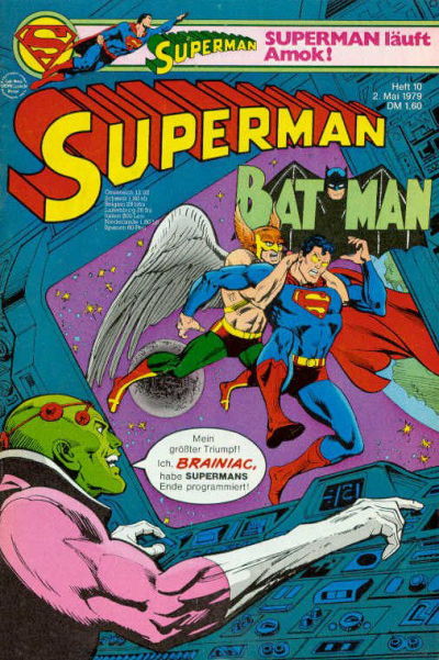 Cover for Superman (Egmont Ehapa, 1966 series) #10/1979