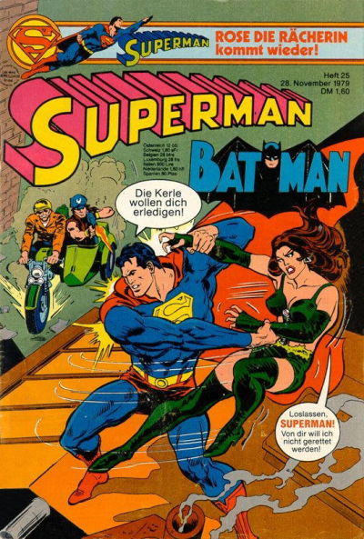 Cover for Superman (Egmont Ehapa, 1966 series) #25/1979