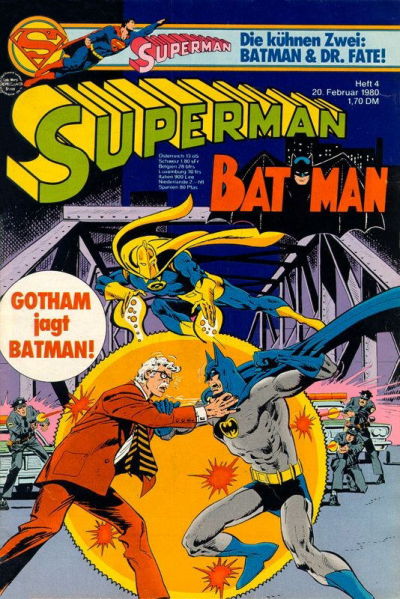 Cover for Superman (Egmont Ehapa, 1966 series) #4/1980