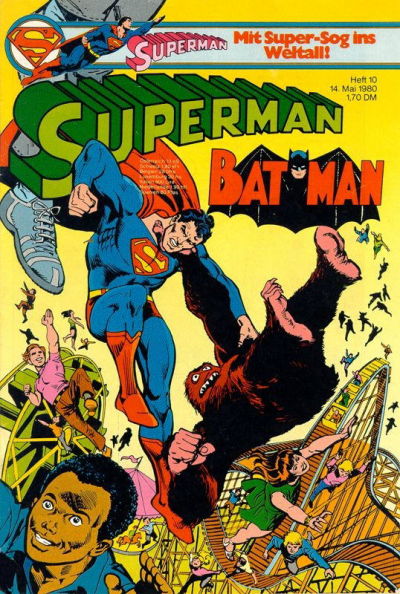 Cover for Superman (Egmont Ehapa, 1966 series) #10/1980