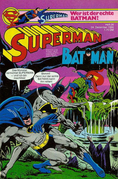 Cover for Superman (Egmont Ehapa, 1966 series) #26/1980