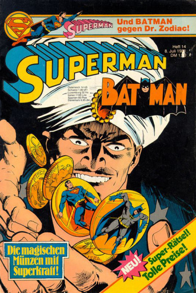 Cover for Superman (Egmont Ehapa, 1966 series) #14/1981