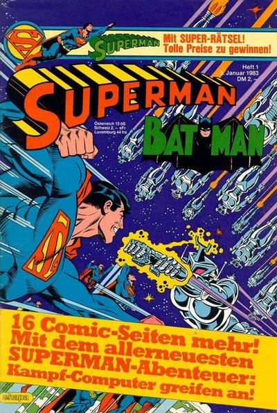 Cover for Superman (Egmont Ehapa, 1966 series) #1/1983