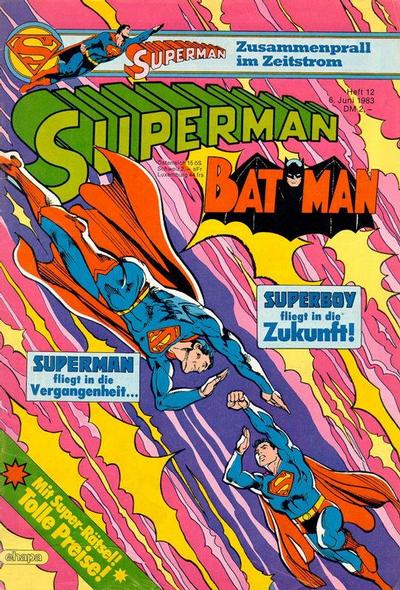 Cover for Superman (Egmont Ehapa, 1966 series) #12/1983
