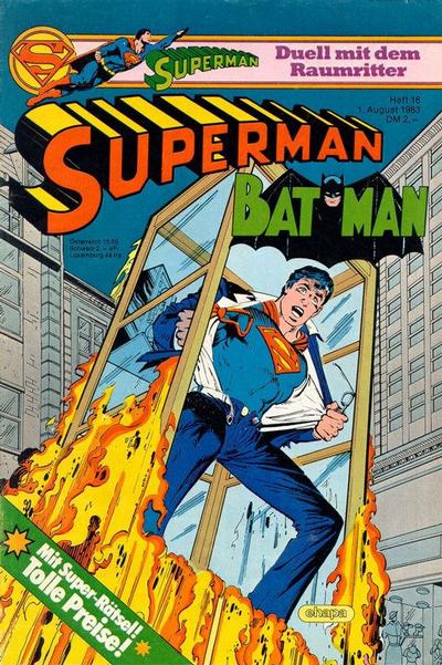 Cover for Superman (Egmont Ehapa, 1966 series) #16/1983