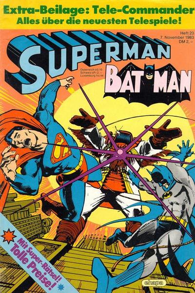 Cover for Superman (Egmont Ehapa, 1966 series) #23/1983