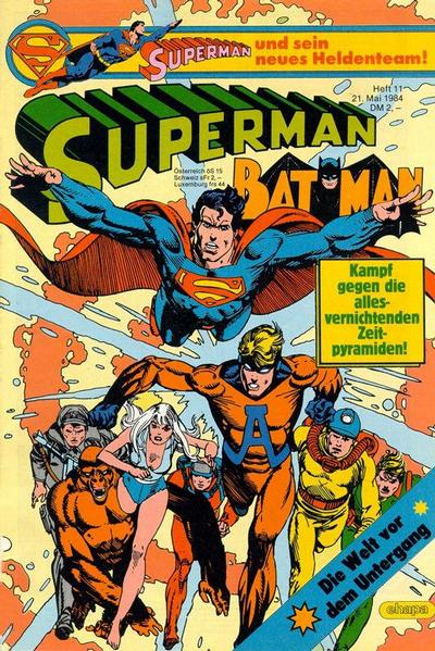 Cover for Superman (Egmont Ehapa, 1966 series) #11/1984