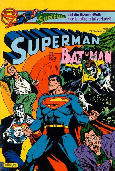 Cover for Superman (Egmont Ehapa, 1966 series) #20/1984