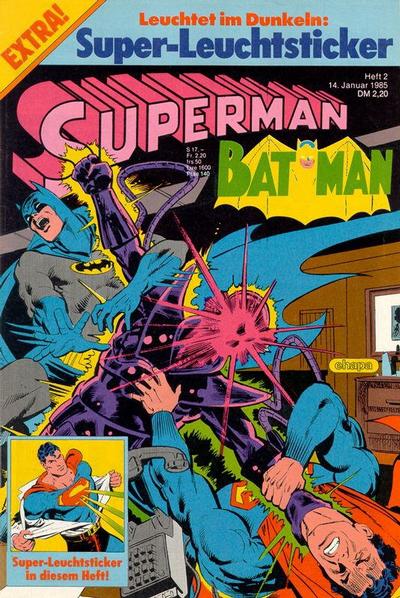 Cover for Superman (Egmont Ehapa, 1966 series) #2/1985