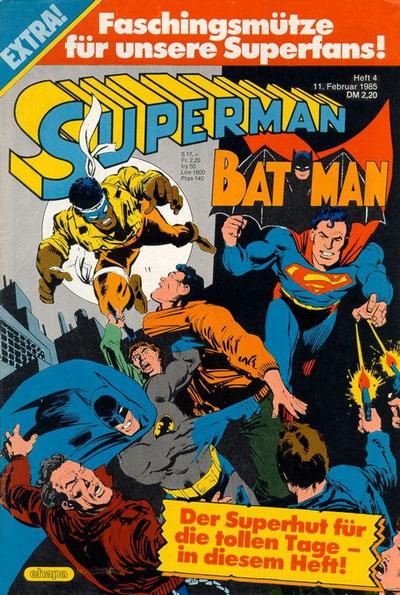 Cover for Superman (Egmont Ehapa, 1966 series) #4/1985