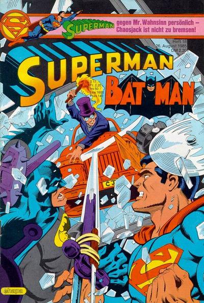 Cover for Superman (Egmont Ehapa, 1966 series) #18/1985