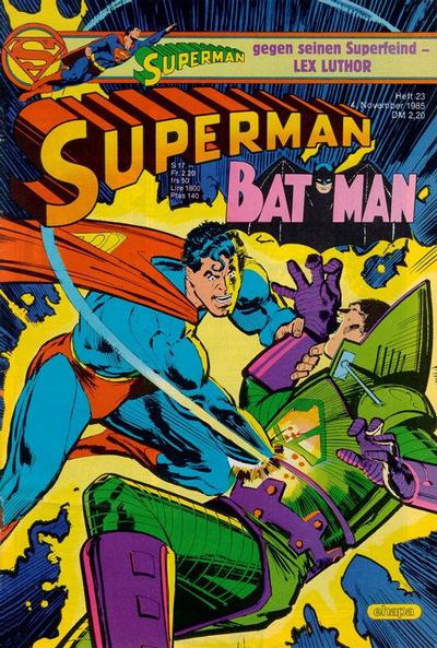 Cover for Superman (Egmont Ehapa, 1966 series) #23/1985