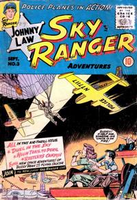 Cover Thumbnail for Johnny Law, Sky Ranger (Good Comics Inc. [1950s], 1955 series) #3