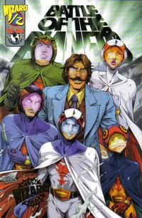 Cover Thumbnail for Battle of the Planets (Top Cow; Wizard, 2002 series) #1/2 [Dynamic Forces Blue Foil Edition]