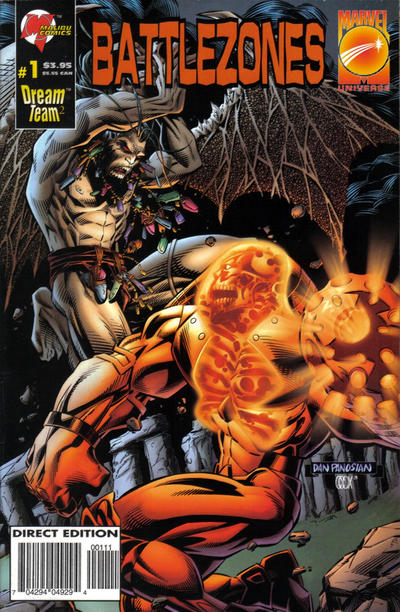 Cover for Battlezones: Dream Team 2 (Marvel, 1996 series) #1
