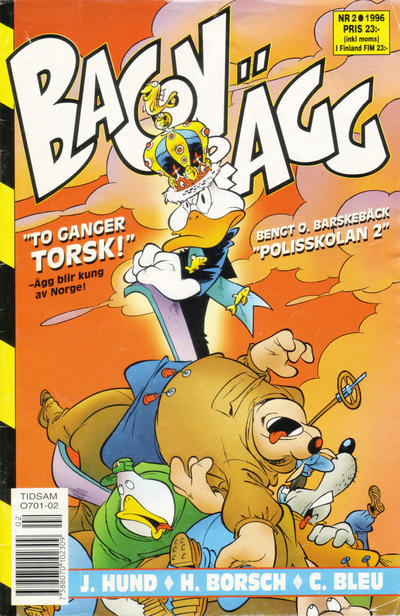 Cover for Bacon & Ägg (Semic, 1995 series) #2/1996