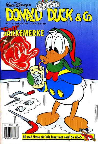 Cover for Donald Duck & Co (Hjemmet / Egmont, 1948 series) #3/1993