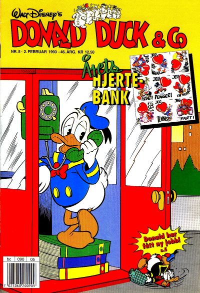 Cover for Donald Duck & Co (Hjemmet / Egmont, 1948 series) #5/1993