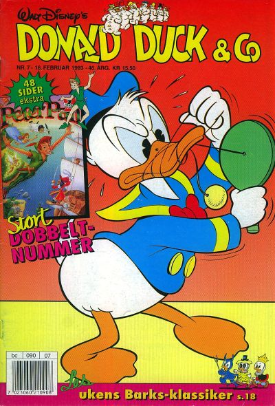 Cover for Donald Duck & Co (Hjemmet / Egmont, 1948 series) #7/1993