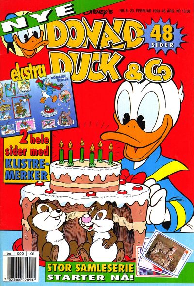 Cover for Donald Duck & Co (Hjemmet / Egmont, 1948 series) #8/1993
