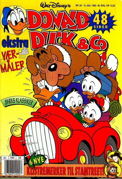 Cover for Donald Duck & Co (Hjemmet / Egmont, 1948 series) #28/1993