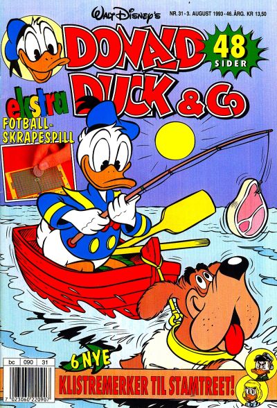 Cover for Donald Duck & Co (Hjemmet / Egmont, 1948 series) #31/1993