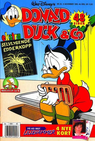 Cover for Donald Duck & Co (Hjemmet / Egmont, 1948 series) #45/1993