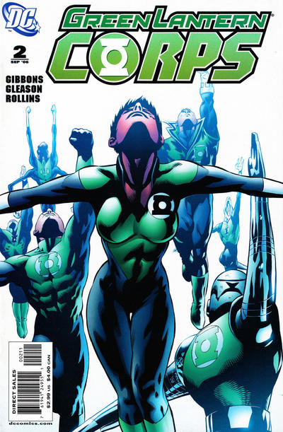 Cover for Green Lantern Corps (DC, 2006 series) #2