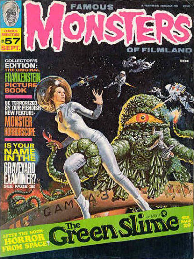 Cover for Famous Monsters of Filmland (Warren, 1958 series) #57