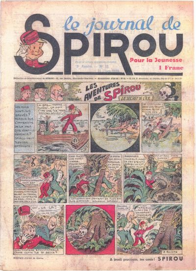 Cover for Le Journal de Spirou (Dupuis, 1938 series) #12/1939