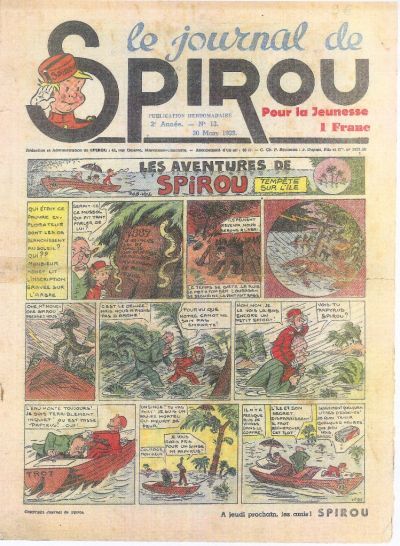 Cover for Le Journal de Spirou (Dupuis, 1938 series) #13/1939