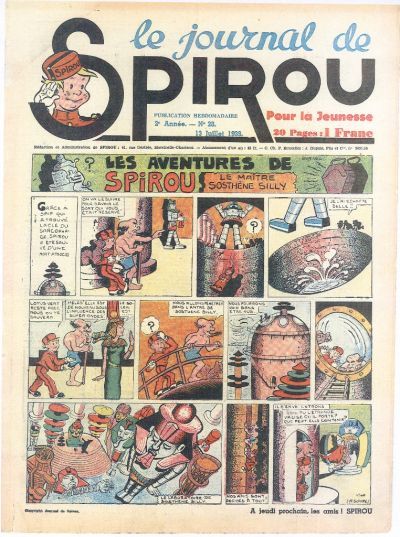 Cover for Le Journal de Spirou (Dupuis, 1938 series) #28/1939