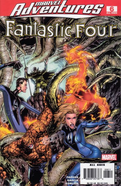 Cover for Marvel Adventures Fantastic Four (Marvel, 2005 series) #6