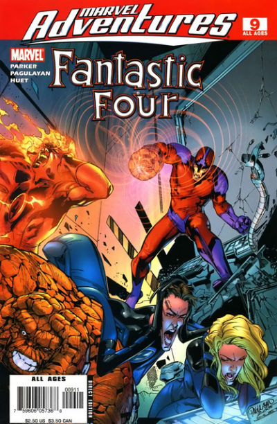 Cover for Marvel Adventures Fantastic Four (Marvel, 2005 series) #9