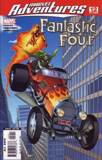Cover for Marvel Adventures Fantastic Four (Marvel, 2005 series) #12