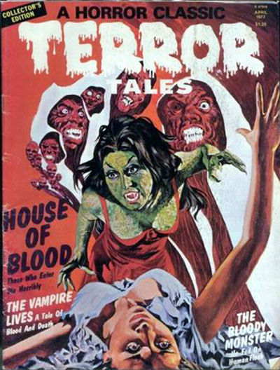 Cover for Terror Tales (Eerie Publications, 1969 series) #v8#1