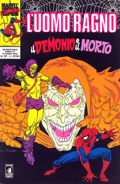 Cover for L'Uomo Ragno (Edizioni Star Comics, 1987 series) #117