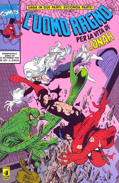 Cover for L'Uomo Ragno (Edizioni Star Comics, 1987 series) #127