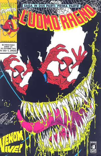 Cover for L'Uomo Ragno (Edizioni Star Comics, 1987 series) #130