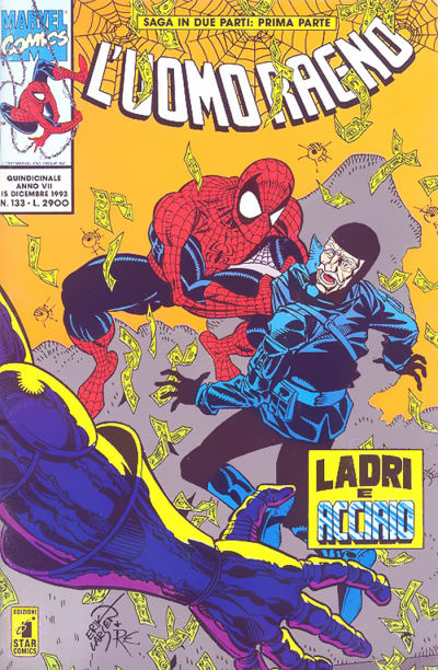 Cover for L'Uomo Ragno (Edizioni Star Comics, 1987 series) #133