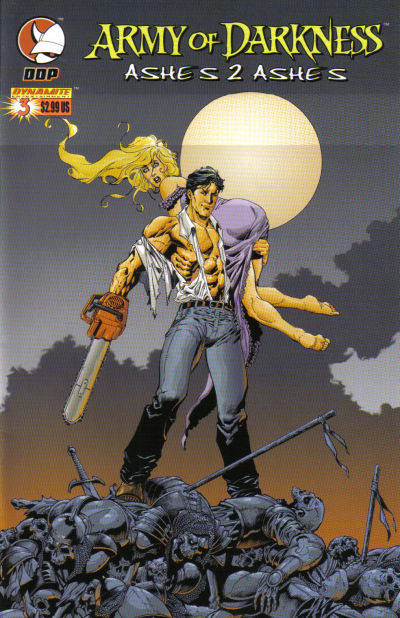 Cover for Army of Darkness: Ashes 2 Ashes (Devil's Due Publishing, 2004 series) #3 [Cover D - Bruce Campbell Photo]