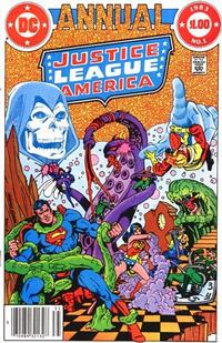 Cover Thumbnail for Justice League of America Annual (DC, 1983 series) #1 [Newsstand]