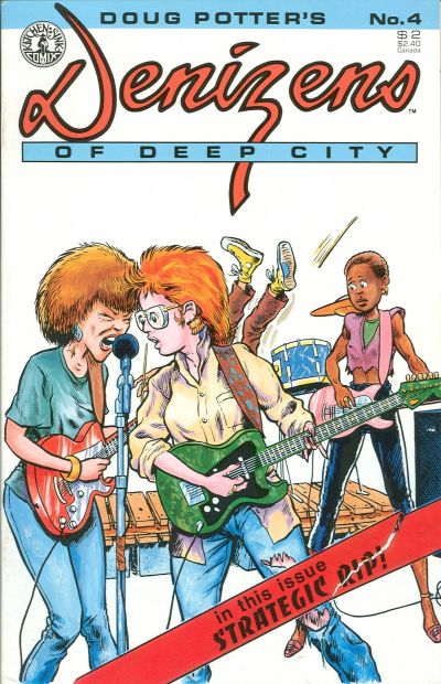 Cover for Denizens of Deep City (Kitchen Sink Press, 1988 series) #4